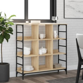 Sideboard aus Sonoma-Eichenholzwerkstoff, 102 x 32 x 103,5 cm von , Sideboards - Ref: Foro24-837728, Preis: 75,21 €, Rabatt: %