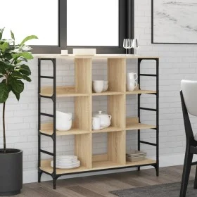 Sonoma Oak Engineered Wood Sideboard 102x32x103.5 cm by , Sideboards - Ref: Foro24-837728, Price: 74,34 €, Discount: %