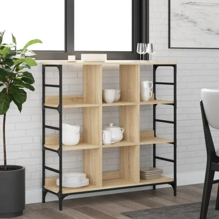 Sideboard aus Sonoma-Eichenholzwerkstoff, 102 x 32 x 103,5 cm von , Sideboards - Ref: Foro24-837728, Preis: 74,33 €, Rabatt: %