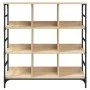 Sideboard aus Sonoma-Eichenholzwerkstoff, 102 x 32 x 103,5 cm von , Sideboards - Ref: Foro24-837728, Preis: 74,33 €, Rabatt: %