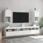 TV cabinet with LED lights white 30.5x30x60 cm by , TV Furniture - Ref: Foro24-836987, Price: 40,29 €, Discount: %