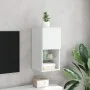 TV cabinet with LED lights white 30.5x30x60 cm by , TV Furniture - Ref: Foro24-836987, Price: 40,29 €, Discount: %