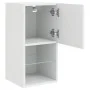 TV cabinet with LED lights white 30.5x30x60 cm by , TV Furniture - Ref: Foro24-836987, Price: 40,29 €, Discount: %