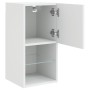 TV-Schrank mit LED-Leuchten weiß 30,5x30x60 cm von , TV-Möbel - Ref: Foro24-836987, Preis: 40,91 €, Rabatt: %