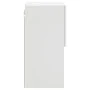 TV cabinet with LED lights white 30.5x30x60 cm by , TV Furniture - Ref: Foro24-836987, Price: 40,29 €, Discount: %