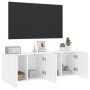 Muebles para TV de pared 2 unidades blanco 60x30x41 cm de , Muebles TV - Ref: Foro24-836939, Precio: 77,59 €, Descuento: %