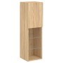 TV-Schrank mit LED-Leuchten Sonoma-Eiche 30,5x30x102 cm von , TV-Möbel - Ref: Foro24-837019, Preis: 56,81 €, Rabatt: %