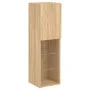 TV-Schrank mit LED-Leuchten Sonoma-Eiche 30,5x30x102 cm von , TV-Möbel - Ref: Foro24-837019, Preis: 55,94 €, Rabatt: %