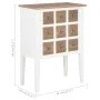 White solid wood sideboard 54x30x80 cm by vidaXL, Sideboards - Ref: Foro24-280075, Price: 102,79 €, Discount: %