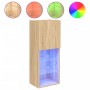 TV-Schrank mit LED-Leuchten Sonoma-Eiche 40,5x30x102 cm von , TV-Möbel - Ref: Foro24-837059, Preis: 57,49 €, Rabatt: %