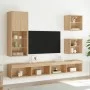 TV-Schrank mit LED-Leuchten Sonoma-Eiche 40,5x30x102 cm von , TV-Möbel - Ref: Foro24-837059, Preis: 55,41 €, Rabatt: %