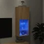TV-Schrank mit LED-Leuchten Sonoma-Eiche 40,5x30x102 cm von , TV-Möbel - Ref: Foro24-837059, Preis: 55,41 €, Rabatt: %
