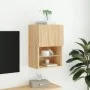 TV-Schrank mit LED-Leuchten Sonoma-Eiche 40,5x30x60 cm von , TV-Möbel - Ref: Foro24-837033, Preis: 40,03 €, Rabatt: %
