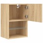 TV-Schrank mit LED-Leuchten Sonoma-Eiche 40,5x30x60 cm von , TV-Möbel - Ref: Foro24-837033, Preis: 40,47 €, Rabatt: %