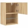 TV-Schrank mit LED-Leuchten Sonoma-Eiche 40,5x30x60 cm von , TV-Möbel - Ref: Foro24-837033, Preis: 40,03 €, Rabatt: %