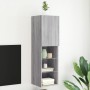 Mueble para TV con luces LED gris Sonoma 30,5x30x102 cm de , Muebles TV - Ref: Foro24-837025, Precio: 66,65 €, Descuento: %