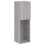 TV-Schrank mit LED-Leuchten Sonomagrau 30,5x30x102 cm von , TV-Möbel - Ref: Foro24-837025, Preis: 64,40 €, Rabatt: %
