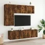 Wand-TV-Schränke, 2 Einheiten, Räuchereiche, 60 x 30 x 41 cm von , TV-Möbel - Ref: Foro24-836947, Preis: 62,70 €, Rabatt: %