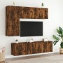 Wand-TV-Schränke, 2 Einheiten, Räuchereiche, 60 x 30 x 41 cm von , TV-Möbel - Ref: Foro24-836947, Preis: 63,51 €, Rabatt: %