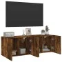 Wand-TV-Schränke, 2 Einheiten, Räuchereiche, 60 x 30 x 41 cm von , TV-Möbel - Ref: Foro24-836947, Preis: 62,70 €, Rabatt: %