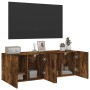 Wand-TV-Schränke, 2 Einheiten, Räuchereiche, 60 x 30 x 41 cm von , TV-Möbel - Ref: Foro24-836947, Preis: 63,51 €, Rabatt: %