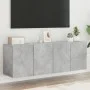 Muebles para TV de pared 2 unidades gris hormigón 60x30x41 cm de , Muebles TV - Ref: Foro24-836945, Precio: 64,44 €, Descuent...