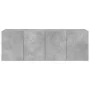 Muebles para TV de pared 2 unidades gris hormigón 60x30x41 cm de , Muebles TV - Ref: Foro24-836945, Precio: 64,44 €, Descuent...