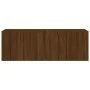 Wall TV cabinets 2 units brown oak 60x30x41 cm by , TV Furniture - Ref: Foro24-836951, Price: 62,16 €, Discount: %