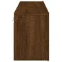 Wall TV cabinets 2 units brown oak 60x30x41 cm by , TV Furniture - Ref: Foro24-836951, Price: 62,16 €, Discount: %