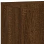 Wall TV cabinets 2 units brown oak 60x30x41 cm by , TV Furniture - Ref: Foro24-836951, Price: 62,16 €, Discount: %