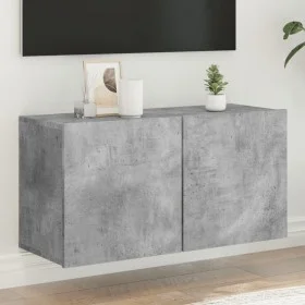 Betongrauer TV-Wandschrank 80x30x41 cm von , TV-Möbel - Ref: Foro24-836958, Preis: 51,53 €, Rabatt: %