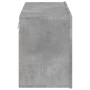 Concrete gray wall TV cabinet 80x30x41 cm by , TV Furniture - Ref: Foro24-836958, Price: 52,36 €, Discount: %