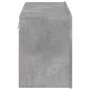 Concrete gray wall TV cabinet 80x30x41 cm by , TV Furniture - Ref: Foro24-836958, Price: 51,53 €, Discount: %
