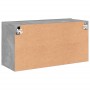 Concrete gray wall TV cabinet 80x30x41 cm by , TV Furniture - Ref: Foro24-836958, Price: 52,36 €, Discount: %