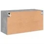 Concrete gray wall TV cabinet 80x30x41 cm by , TV Furniture - Ref: Foro24-836958, Price: 51,53 €, Discount: %
