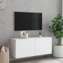 Weißer TV-Wandschrank 100x30x41 cm von , TV-Möbel - Ref: Foro24-836966, Preis: 72,70 €, Rabatt: %
