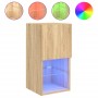 TV-Schrank mit LED-Leuchten Sonoma-Eiche 30,5x30x60 cm von , TV-Möbel - Ref: Foro24-836991, Preis: 41,84 €, Rabatt: %