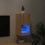 TV-Schrank mit LED-Leuchten Sonoma-Eiche 30,5x30x60 cm von , TV-Möbel - Ref: Foro24-836991, Preis: 41,84 €, Rabatt: %