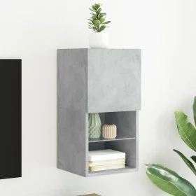 Mueble para TV con luces LED gris hormigón 30,5x30x60 cm de , Muebles TV - Ref: Foro24-836993, Precio: 43,97 €, Descuento: %