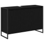Gabinete de Baño con almacenamiento Roble Negro 90 x 30 x 60 cm en Tocadores de baño | Comprar online en Foro24