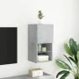 Concrete gray TV cabinet with LED lights 30.5x30x60 cm by , TV Furniture - Ref: Foro24-836993, Price: 43,97 €, Discount: %