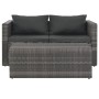 6-piece garden lounge set with gray synthetic rattan cushions by vidaXL, Garden sets - Ref: Foro24-44722, Price: 584,25 €, Di...
