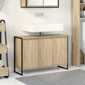 Gabinete de Baño Sonoma 90 x 30 x 60 cm Madera contrachapada en Tocadores de baño | Comprar online en Foro24
