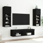 TV-Schrank mit LED-Leuchten schwarz 60x30x30 cm von , TV-Möbel - Ref: Foro24-837129, Preis: 45,23 €, Rabatt: %