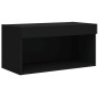 TV-Schrank mit LED-Leuchten schwarz 60x30x30 cm von , TV-Möbel - Ref: Foro24-837129, Preis: 45,23 €, Rabatt: %