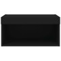 TV-Schrank mit LED-Leuchten schwarz 60x30x30 cm von , TV-Möbel - Ref: Foro24-837129, Preis: 45,23 €, Rabatt: %