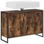 Gabinete de Baño con almacenamiento Roble Humo 90 x 30 x 60 cm en Tocadores de baño | Comprar online en Foro24