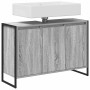 Gabinete de Baño con almacenamiento Gris Sonoma 90 x 30 x 60 cm en Tocadores de baño | Comprar online en Foro24