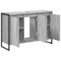 Gabinete de Baño con almacenamiento Gris Sonoma 90 x 30 x 60 cm en Tocadores de baño | Comprar online en Foro24