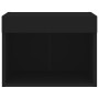 Wand-Nachttisch mit schwarzen LED-Leuchten von , TV-Möbel - Ref: Foro24-837115, Preis: 30,50 €, Rabatt: %